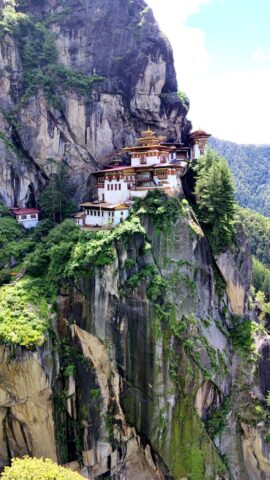 Das Kloster „Eagles Nest“ in Paro, Bhutan